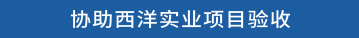 协助西洋实业项目验收