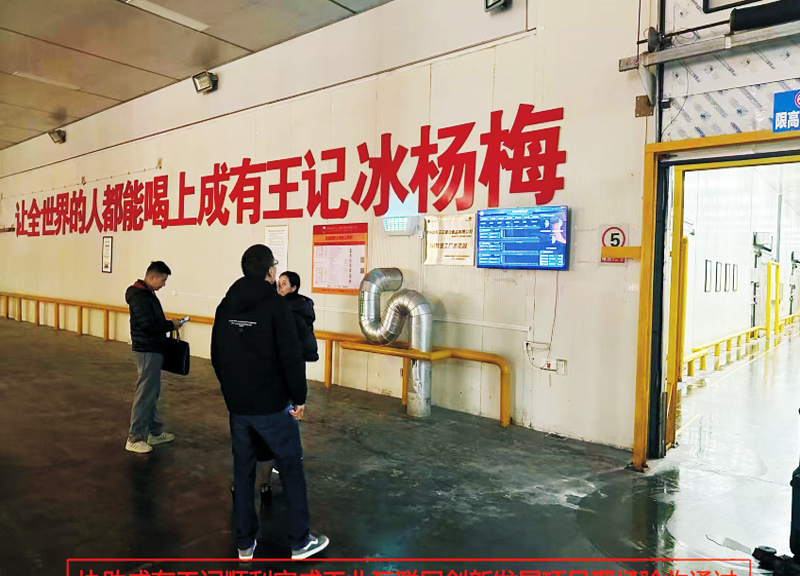 协助成有王记项目验收专家现场检查