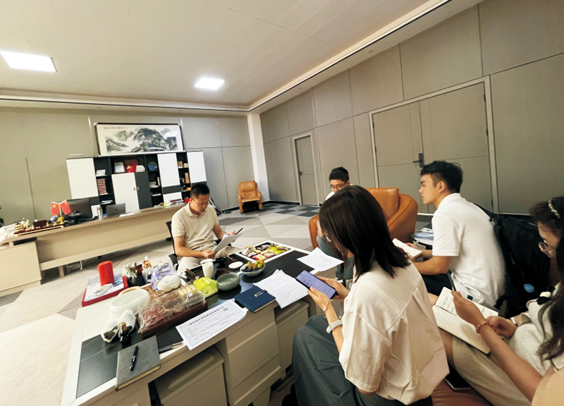 到访企业讲解国债项目验收注意事项