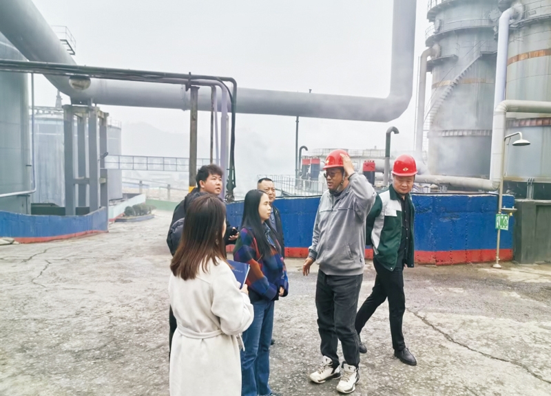 协助西洋实业项目验收专家现场检查