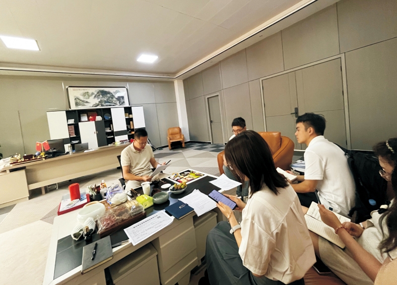 到访企业讲解国债项目验收注意事项